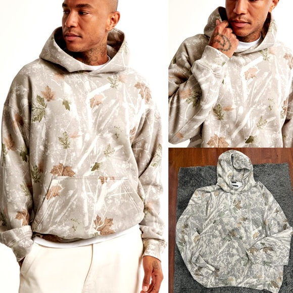 Abercrombie & Fitch Other - Abercrombie & Fitch CAMO Essential Popover Hoodie